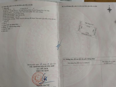 Bán đất tổ dân phố 5 thị trấn 1