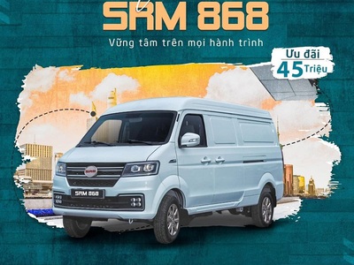 Bán xe van SRM 868 2 chỗ. SRM 868 máy 1.6L chạy full giờ cấm 0