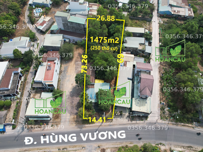 1500m2 đất mặt tiền Hùng Vương rẻ nhất xã Phú Đông, Nhơn Trạch 1