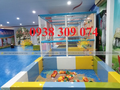 Nhà banh nhựa giá rẻ,quây bóng trẻ em, khung nhà bóng trẻ em 3