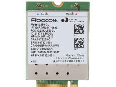 Card WWAN 4G Fibocom L850-GL HP lt4210  HP XMM7360  - dùng cho HP Probook 430 G5, 440 G5, 450 G5, 10 0
