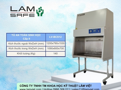 Tủ an toàn sinh học cấp 2 3