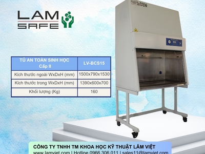 Tủ an toàn sinh học cấp 2 4