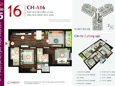 Chỉ hơn 2tỷ căn 2PN, chiết khấu gần 800tr dự án Hoàng Huy Commerce 5 sao. Vị trí vàng, view đẹp 0