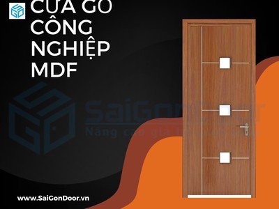 Cửa gỗ mdf laminate 2