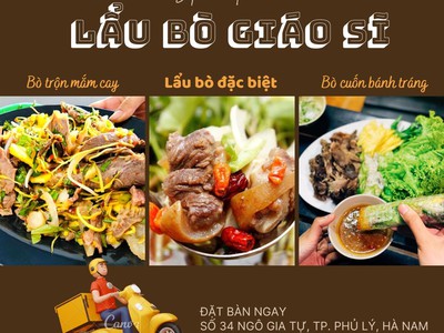 Sang quán  lẩu bò giáo sĩ  đang hoạt động tốt ngay trung tâm tp. quảng ngãi nhộn nhịp 1