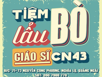 Sang quán  lẩu bò giáo sĩ  đang hoạt động tốt ngay trung tâm tp. quảng ngãi nhộn nhịp 2