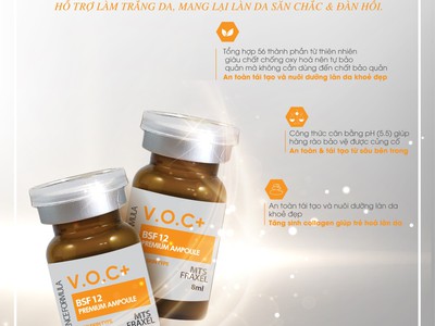 Góc tuyển sỉ - Dòng sản phẩm chăm sóc da chính hãng Tế Bào Tươi V.O.C 2