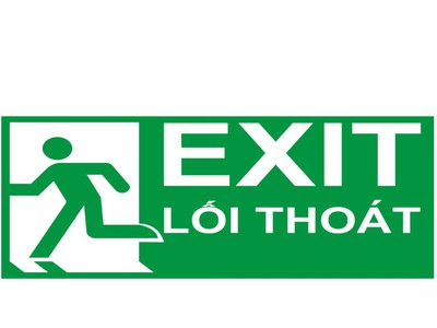 Đèn Exit, Đèn Chỉ Lối Thoát Hiểm 1