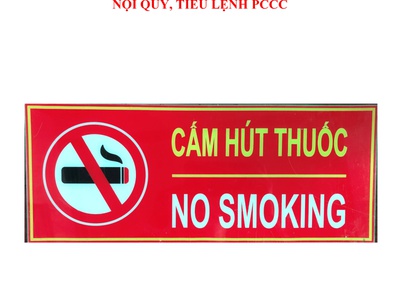 Nội Quy Tiêu Lệnh, Cấm Lửa, Cấm Thuốc 5