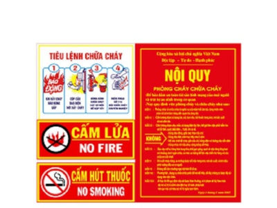 Nội Quy Tiêu Lệnh, Cấm Lửa, Cấm Thuốc 6