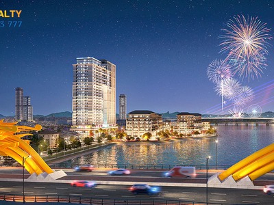 Bán căn 3 phòng ngủ tầng cao view cầu rồng tại sun ponte residence 2