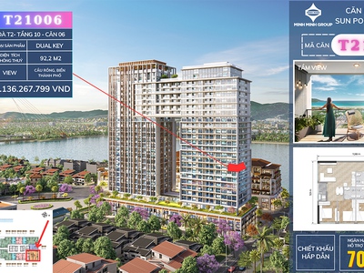 Bán căn 3 phòng ngủ tầng cao view cầu rồng tại sun ponte residence 0