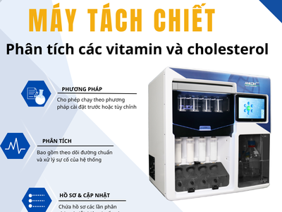 Máy tách chiết phân tích vitamin và cholesterol 0