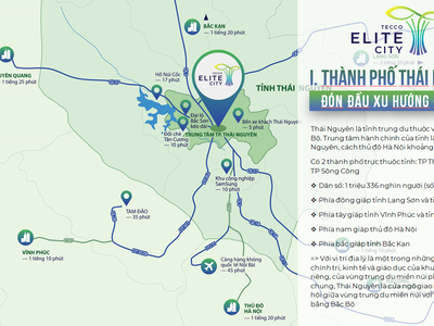 Đầu tư bất động sản mà lợi nhuận 12,5/ năm, rủi do bằng 0 chỉ có ở Tecco elite Thái Nguyên. 1