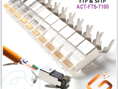 Hạt bấm mạng Cat7 dành cho cáp mạng Cat6A, Cat7/Cat8 Ancomteck 0