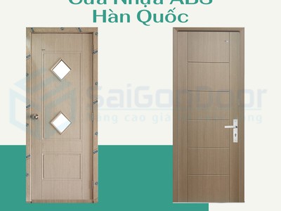 Cửa nhựa abs hàn quốc 1