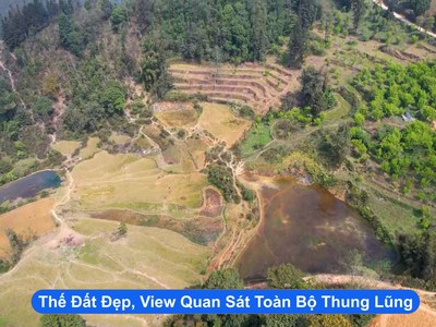 Bán mảnh đất 1200m2 tại khu vực du lịch Tả Van Chư, Bắc Hà, Lào Cai, view thung lũng, giá 1.X 4