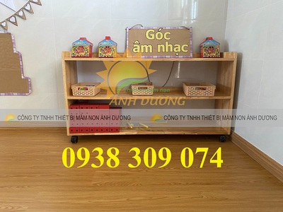 Kệ montessori, kệ gỗ mầm non giá rẻ, kệ montessori mầm non 5