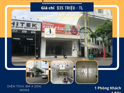 Cho thuê nhà mặt tiền cạnh aeon tân phú 160m2, 35 triệu, ngang 8m 0