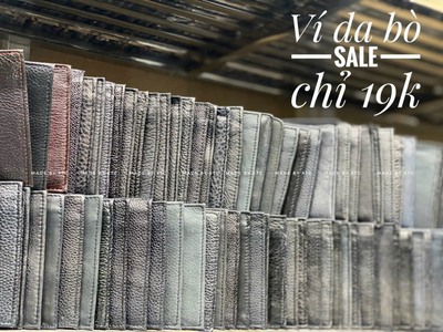 Xưởng đang sale lô ví và dây lưng giá chỉ từ 19k - tận xưởng 4