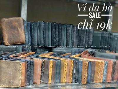 Xưởng đang sale lô ví và dây lưng giá chỉ từ 19k - tận xưởng 5