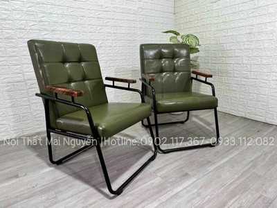 Sofa cafe khung sắt giá rẻ 4