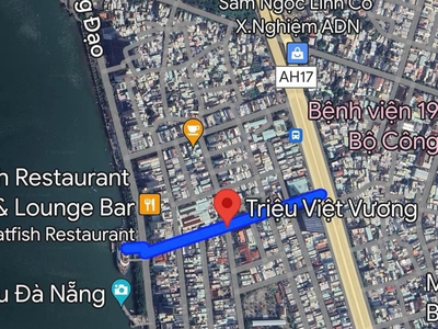 Bán đất tặng nhà 3 tầng MT Triệu Việt Vương - Trục thông thẳng bến du thuyền - 13 Tỷ có TL. 0