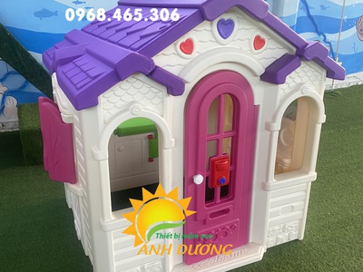 Ngôi nhà nhựa cổ tích cho bé hàng nhập khẩu dày bền 3