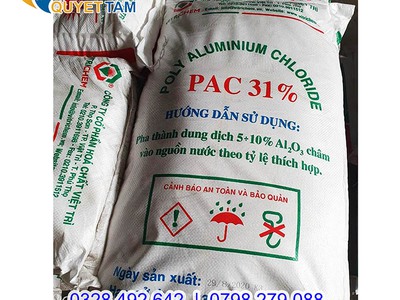 PAC 31 Việt Trì  Poly Aluminium Chloride , bao 25kg 0