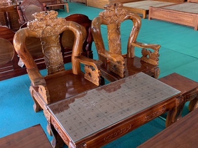 Bán salon gỗ Tràm tay 12 0