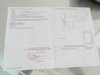 Bán nhà cấp 4 hẻm Phong Châu Phường Phước Hải 100.8m2 0