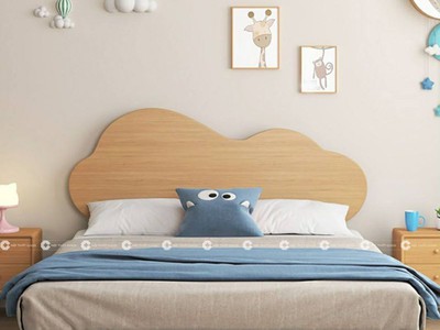 Giường Ngủ Trẻ Em Gỗ Tự Nhiên Thiết Kế Bo Tròn Tinh Tế 1