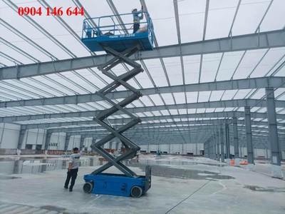 Cho thuê xe nâng người làm việc trên cao 0