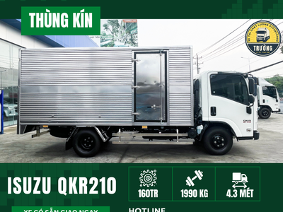Xe tải ISUZU QKR210 Thùng kín Tải 1,9T Dài 4m3 3