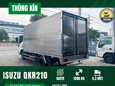 Xe tải ISUZU QKR210 Thùng kín Tải 1,9T Dài 4m3 5
