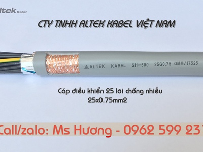 Cáp điều khiển, Cáp tín hiệu Altek kabel 2-30 lõi giá sỉ toàn quốc 0