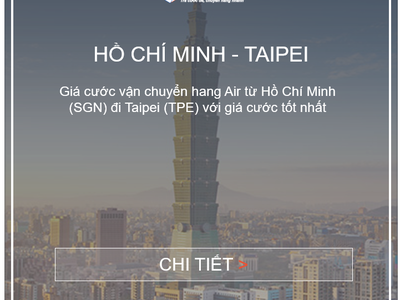 Giá Cước Vận Chuyển Hàng Air Từ Việt Nam Đi Taipei 0