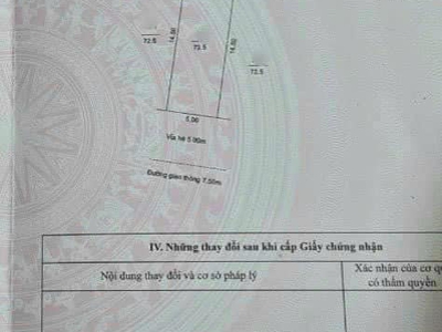 Bán đất KDC Trần Hưng Đạo, TP Hải Dương, 72.5m2, mt 5m, hướng nam nhìn sang chung cư 3