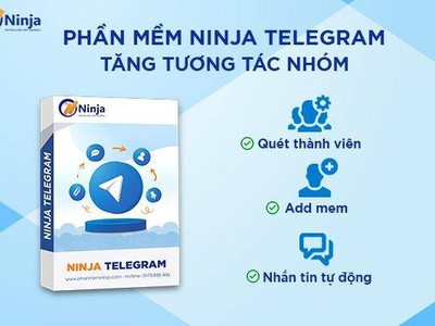Phần mềm Ninja telegram - Nhắn tin tự động, quét thành viên nhóm, tham gia nhóm tự động 0