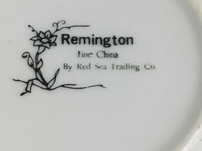 Bộ lẻ 04 đĩa sứ Remington, cho ae về ghép bộ, lành đẹp, đk 9,7 cm. Giá bán: 150 k   ship, nhận shi 2