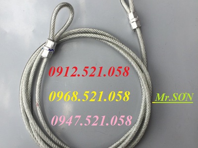 Sản xuất dây cáp thép bọc nhựa khóa xe máy chống trộm 0968.521.058 Thanh Sơn ép đầu dây cáp thép 1