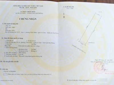 Bán nhà 2 tầng 96,5m2 mặt đường Thiên Lôi gần ngã tư Phúc Tăng, Aeon Mall 2