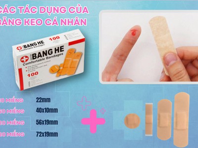 Các Tác Dụng Của Băng Keo Cá Nhân, Băng Keo Cá Nhân Có Bao Nhiêu Loại 0