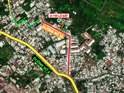 Đất thổ cư đường số 12 trường thọ 7.88 tỷ, 4,06 24m nở hậu 4,77m hẻm xe hơi, bán rẻ 2