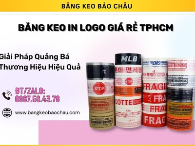 Băng Keo In Logo Giá Rẻ TPHCM: Giải Pháp Quảng Bá Thương Hiệu Hiệu Quả 0