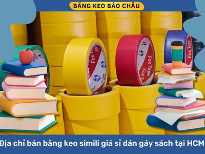 Địa chỉ bán băng keo simili giá sỉ dán gáy sách tại Hồ Chí Minh 0