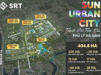 Cập nhật thông tin mới nhất đại dự án sun urban city tại tại hà nam - 5.x tỷ/ lô 0