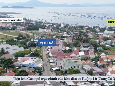 Bắc Vân Phong Land mở bán duy nhất lô góc Vip 1086m  Ngay Cổng Chợ Huyện Vạn Ninh - Bắc Vân Phong 1