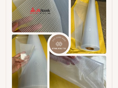 Địa chỉ bán màng nhựa pvc kẹp lưới sợi polyester 0